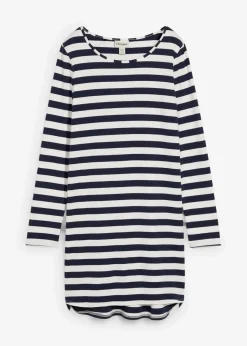 Vokuhila-Kleid aus schwerer reiner Baumwolle|bonprix Best