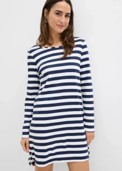 Vokuhila-Kleid aus schwerer reiner Baumwolle|bonprix Best