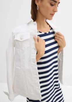 Vokuhila-Kleid aus schwerer reiner Baumwolle|bonprix Best