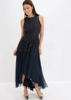 Vokuhila-Kleid mit Pailettenstickerei|bonprix Outlet