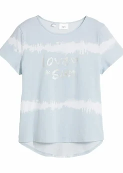 Vokuhila-Shirt aus reiner Bio-Baumwolle|bonprix Sale