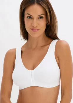 Vorderverschluss-BH ohne Bügel mit Bio-Baumwolle (2er Pack)|bonprix Clearance