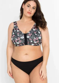 Vorderverschluss-BH ohne Bügel (2er Pack) mit Baumwolle|bonprix New