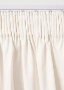 bonprix Vorhänge|Vorhang aus Bio Baumwolle, normal und extra lang (1er Pack) wollweiß
