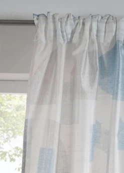 Vorhang in Seiden-Optik mit Druck (1er Pack)|bonprix Outlet