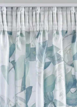 Vorhang mit Blätterdruck (1er Pack)|bonprix Online