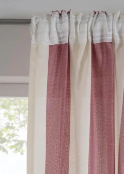 Vorhang mit Streifen und recyceltem Polyester (1er Pack)|bonprix Sale