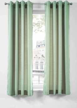 bonprix Vorhänge|Vorhang mit Struktur (1er Pack) mint