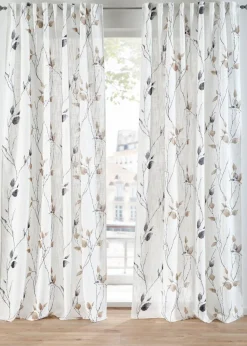 Vorhang mit Zweigen mit recyceltem Polyester (1er Pack)|bonprix Hot