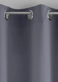 bonprix Vorhänge|Vorhänge aus Microfaser (2er Pack) anthrazit