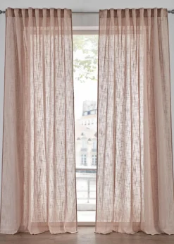 bonprix Vorhänge|Vorhänge mit Struktur (2er Pack) soft taupe