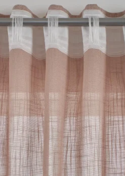 bonprix Vorhänge|Vorhänge mit Struktur (2er Pack) soft taupe