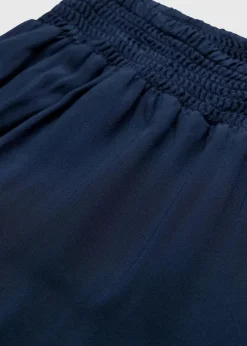 bonprix Nachhaltigere Materialien|Hosen|Wadenlange Culotte aus nachhaltiger Viskose dunkelblau