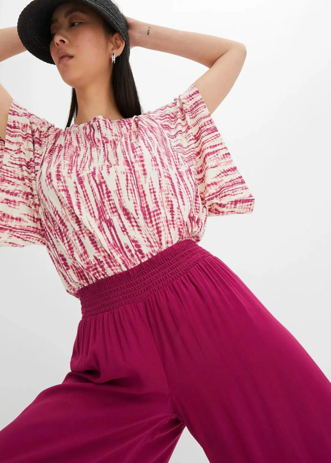 Wadenlange Culotte aus nachhaltiger Viskose|bonprix Best