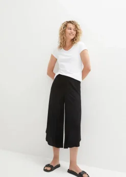 Wadenlange Culotte aus nachhaltiger Viskose|bonprix