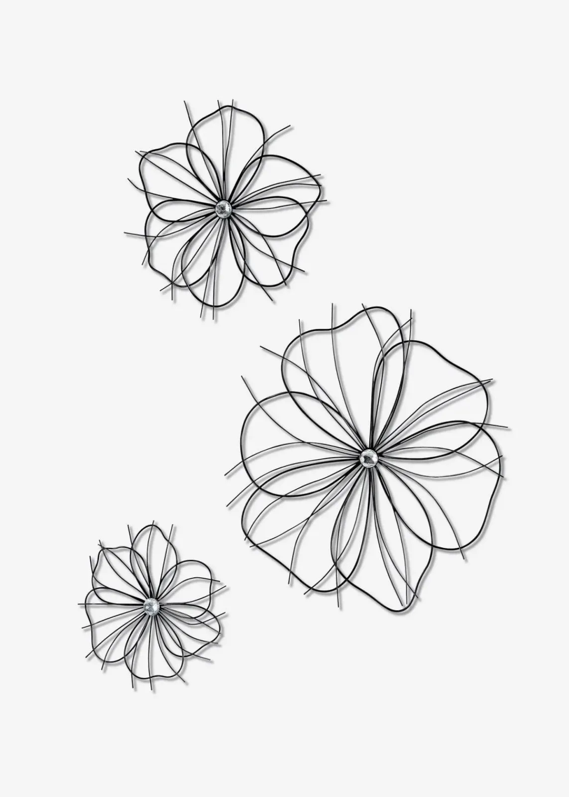Wanddeko in Blumen-Form (3-tlg.Set)|bonprix Discount