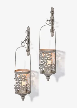 Wandkerzenhalter mit Patina-Effekt (4-tlg.Set)|bonprix Best