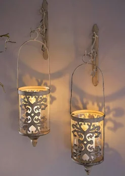 Wandkerzenhalter mit Patina-Effekt (4-tlg.Set)|bonprix Best