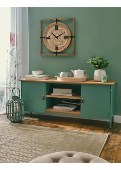 bonprix Sehr Beliebt|Wanddekoration|Wanduhr braun/natur