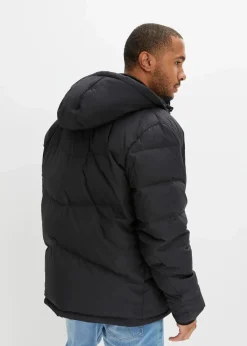 bonprix Große Größen|Outdoorbekleidung|warm gefütterte Echtdaunenjacke mit Bionic-Finish, wasserabweisend schwarz