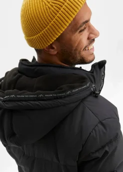 bonprix Große Größen|Outdoorbekleidung|warm gefütterte Echtdaunenjacke mit Bionic-Finish, wasserabweisend schwarz