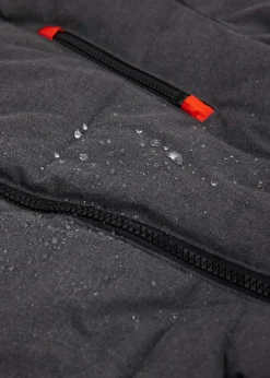 bonprix Jacken & Mäntel|Outdoorbekleidung|warm gefütterte Stepp-Funktionsjacke, wasserabweisend schiefergrau meliert