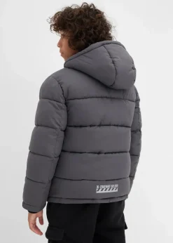 warm gefütterte Winter-Steppjacke mit Kapuze|bonprix Sale