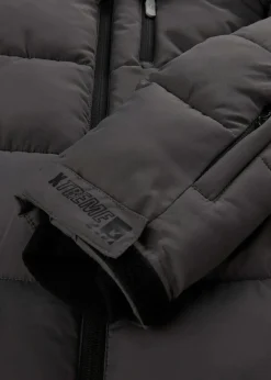 warm gefütterte Winter-Steppjacke mit Kapuze|bonprix Sale