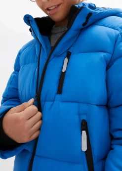 warm gefütterte Winter-Steppjacke mit Kapuze|bonprix Online
