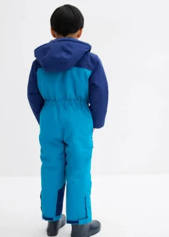warm gefütterter Schneeanzug mit abnehmbarer Kapuze und reflektierenden Details|bonprix