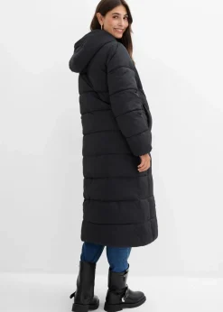 bonprix Bekleidung·Blazer|Umstandsmode|Warmer 2-in-1 Umstands-Puffermantel mit Trageeinsatz schwarz