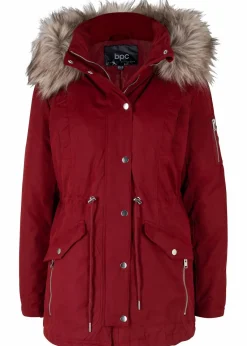 bonprix Jacken & Mäntel|Bekleidung·Hosen|Warmer Parka, gefüttert kastanienrot