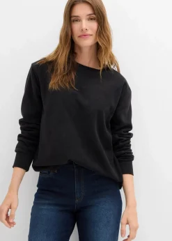 bonprix Outdoorbekleidung|Thermobekleidung|Warmes Fleece-Thermoshirt schwarz