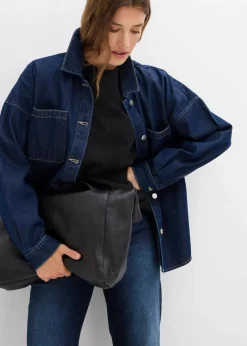 bonprix Outdoorbekleidung|Thermobekleidung|Warmes Fleece-Thermoshirt schwarz