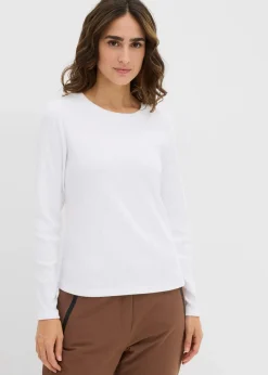 bonprix Outdoorbekleidung|Thermobekleidung|Warmes Thermoshirt weiß