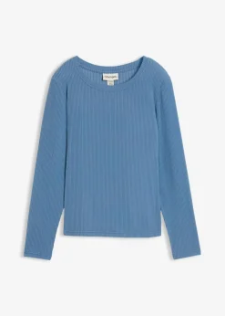 bonprix Shirts & Tops|Sportbekleidung|Warmes Thermoshirt wellenblau