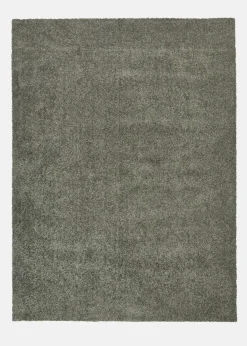 bonprix Sehr Beliebt|Veloursteppiche|Waschbarer Teppich mit weichem Flor dunkelgrün