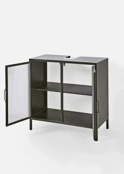 bonprix Badmöbel|Waschbeckenunterschrank schwarz