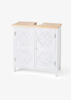 bonprix Badmöbel|Waschbeckenunterschrank mit Ornament weiss