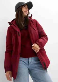 bonprix Bekleidung·Hosen|Jacken & Mäntel|Wasserabweisende Funktions-Jacke rubinrot