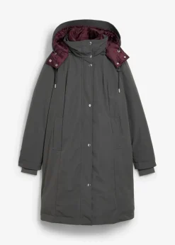 bonprix Bekleidung·Hosen|Jacken & Mäntel|Wasserabweisende Outdoorjacke, 2in1-Optik anthrazit