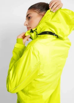 bonprix Bekleidung·Jumpsuits|Bekleidung·Sweat|wasserabweisende, reflektierende Funktions-Jacke neongelb