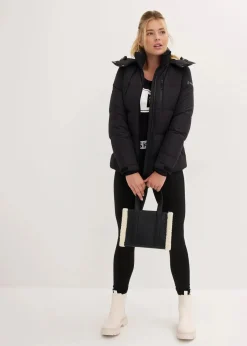 bonprix Bekleidung·Jumpsuits|Bekleidung·Sweat|wasserabweisende Ski Daunenjacke mit wärmeisolierender Funktion schwarz