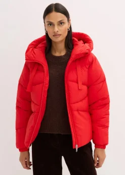 bonprix Jacken & Mäntel|Bekleidung·Hosen|Wasserabweisende Steppjacke lavarot