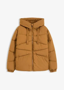 bonprix Bekleidung·Hosen|Jacken & Mäntel|Wasserabweisende Steppjacke cognac braun