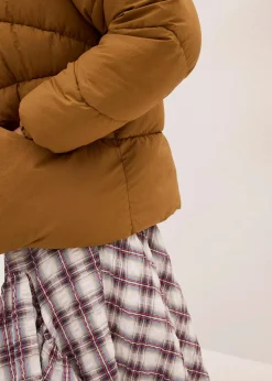 bonprix Bekleidung·Hosen|Jacken & Mäntel|Wasserabweisende Steppjacke cognac braun