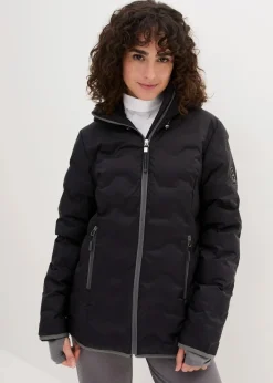 bonprix Jacken & Mäntel|Sportbekleidung|wasserabweisende, ultraleichte Funktions-Jacke schwarz