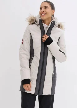 wasserabweisender Outdoor-Kurzmantel mit Fellimitat|bonprix Best