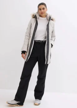 wasserabweisender Outdoor-Kurzmantel mit Fellimitat|bonprix Best