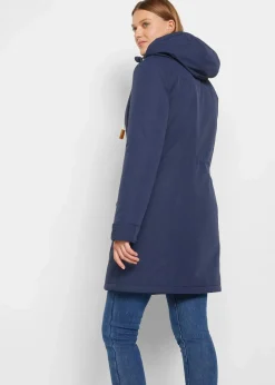 bonprix Jacken & Mäntel|Bekleidung·Hosen|wasserabweisender Outdoor-Mantel dunkelblau
